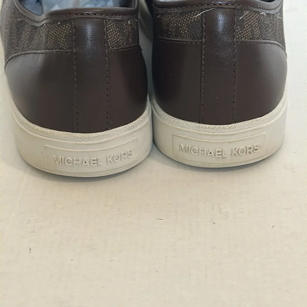 Michael Kors Signature Sneakers brown/gold size 10 - Picture 4 of 10